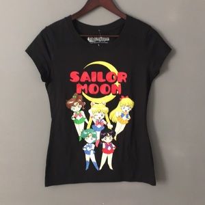 Sailor Moon NWOT Graphic Black Tee